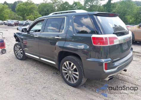 2017 GMC Terrain Denali из США, поврежденный, VIN 2GKFLVE37H6134237